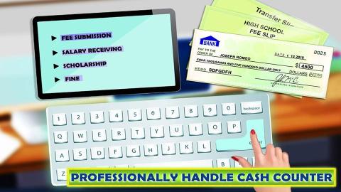 高中收銀機女孩的收銀機遊戲