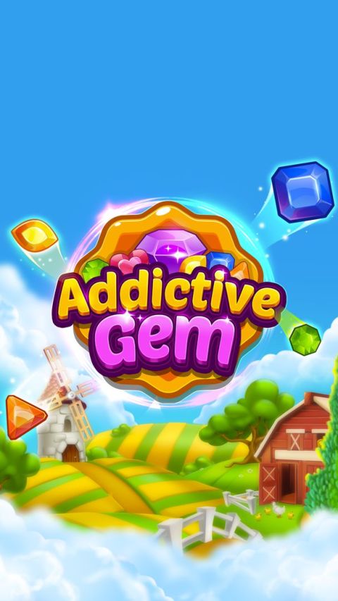 Addictive Gem - Match 3 Games
