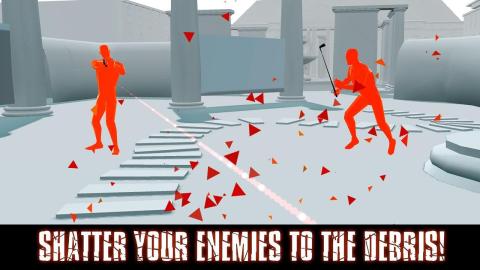 Red Superhot Shooter 3D