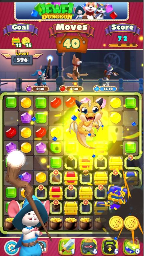Jewel Dungeon - Match 3 Puzzle