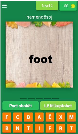 Albanian learning game