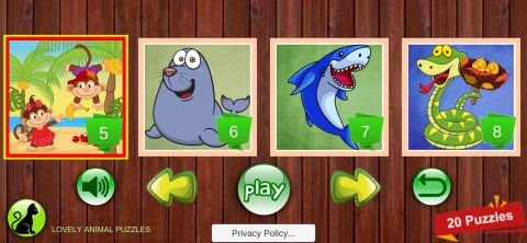 Lovely Animal Puzzles