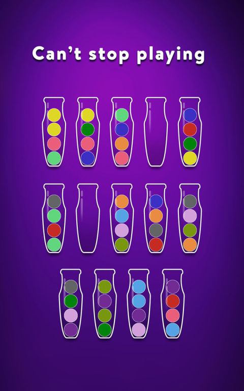 序球拼圖 - 顏色匹配球排序遊戲