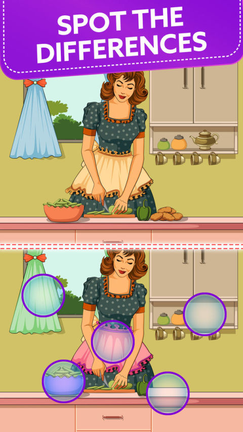Spot 5 Differences: Find them!