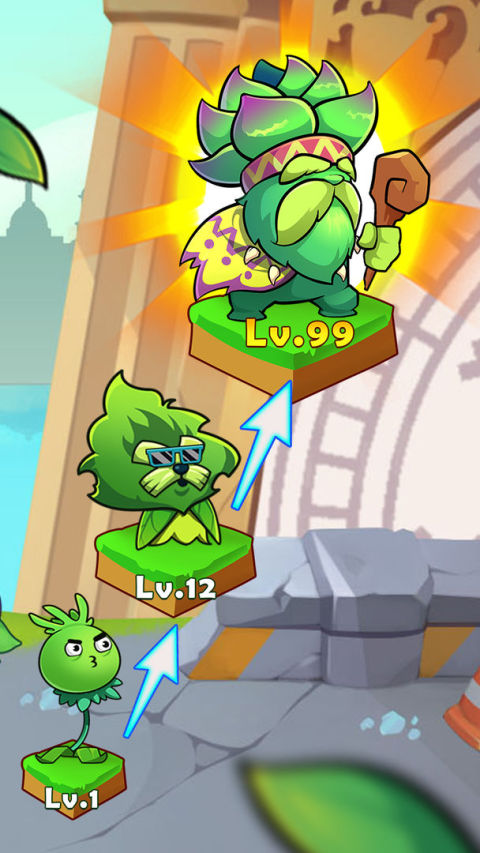 Plant Empires - Zombie War, Merge Defense Monster