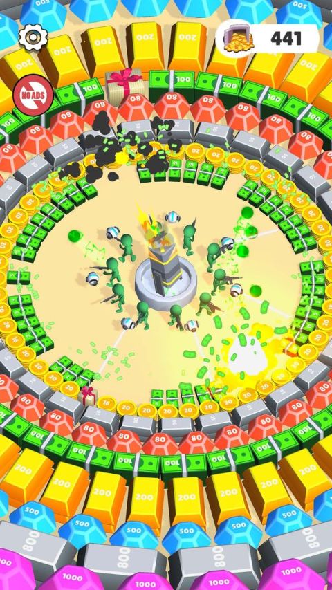 Coin Shooting: Merge Hero