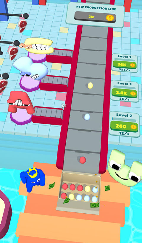 Alphabet Egg Farm: Idle Tycoon
