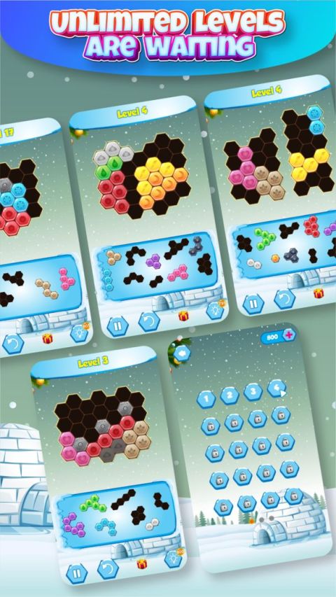 Hexa Blocks - Solve Puzzle