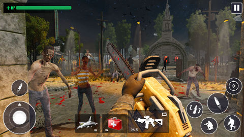 Zombie Strike Frontier Gun War