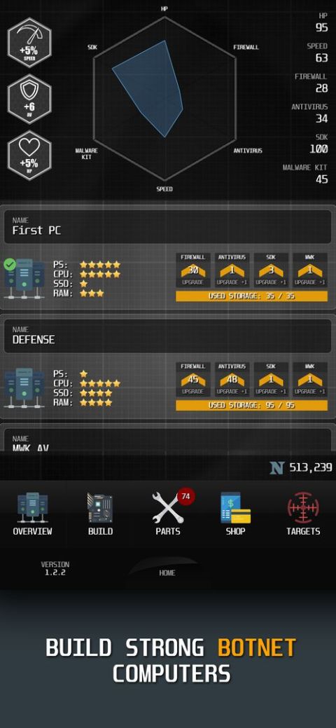 vHack Hackers - Hack Simulator