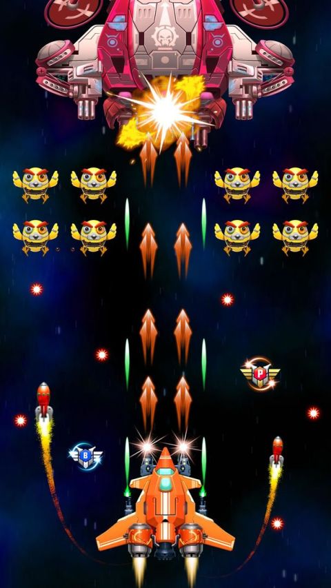 Strike Galaxy Attack: Alien Space Chicken Shooter