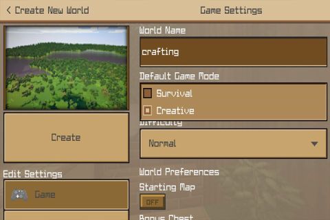 Crafting and Building New