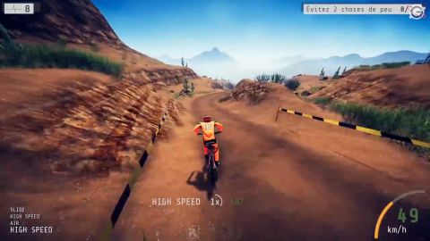 Descenders Mountain Bike Downhill : BMX Racer