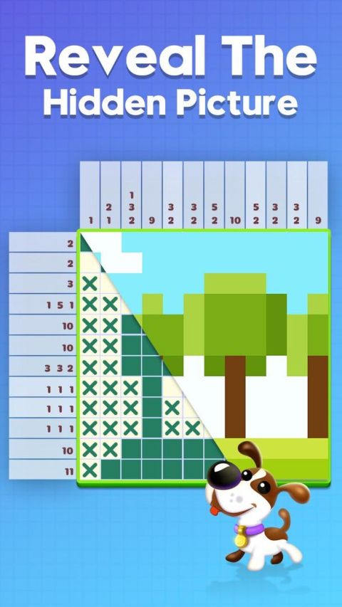 Nonogram解謎-Jigsaw Cross