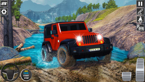 Police Bus Games: Offroad Jeep