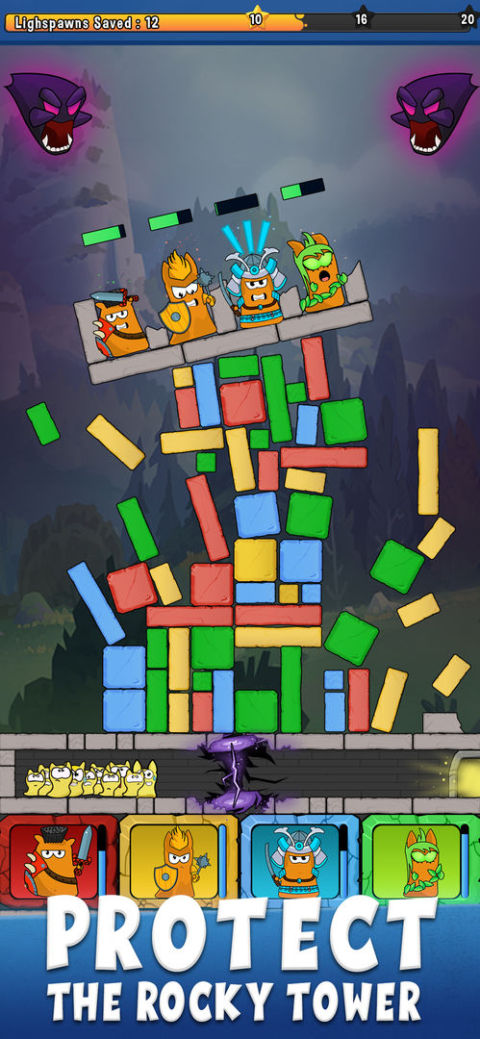 Rocky Towers - Puzzle Defense