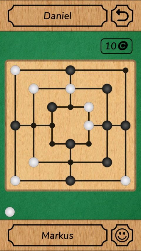 Mills | Nine Men's Morris - Free board game online