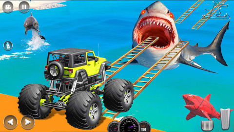 Monster Truck Stunt Race : Impossible Track Games