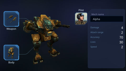 Concern - turn-based mech game