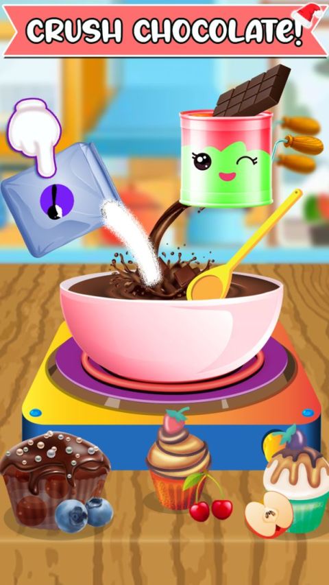 School Kids Christmas Cupcakes