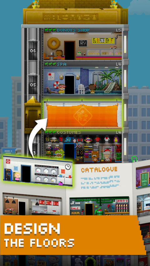 Tiny Tower: 8 Bit Retro Tycoon