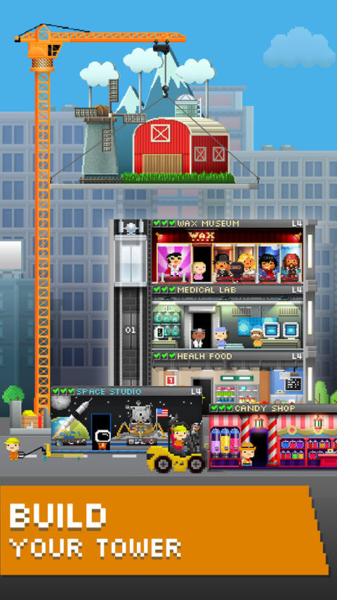 Tiny Tower: 8 Bit Retro Tycoon