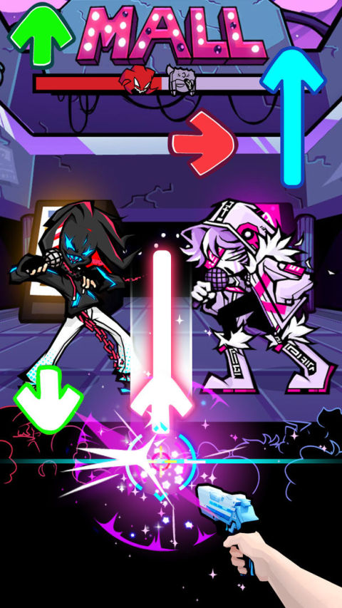 FNF Rap Battle Shooter Night