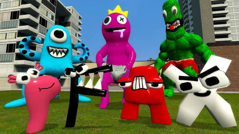 Alphabet.io: Rainbow Smasher