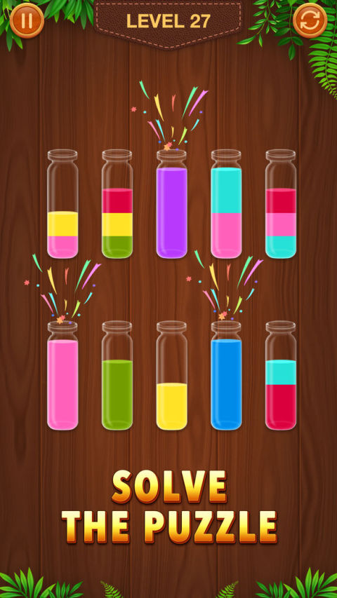 Sort Em All -- Water Puzzle