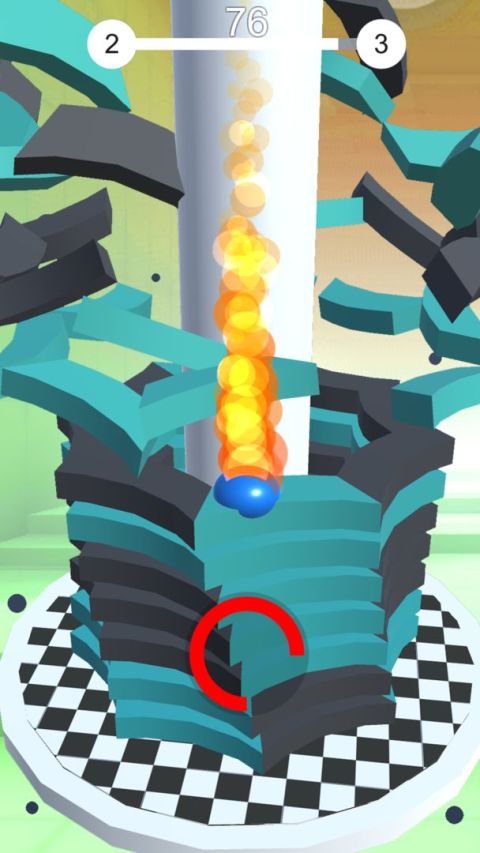 Ball Run Stack: 5 Ball Game Stack Hit Helix in 1