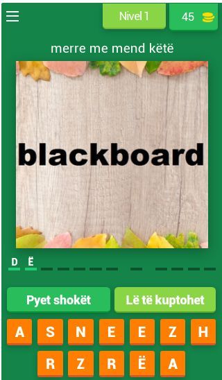 Albanian learning game