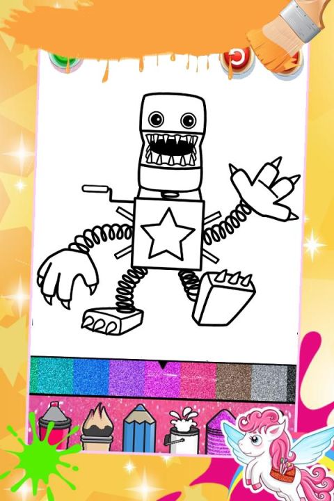 Boxy Boo Coloring Book