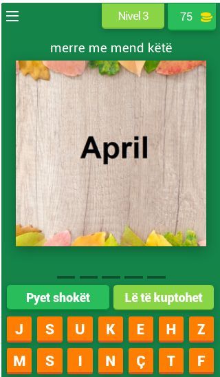 Albanian learning game