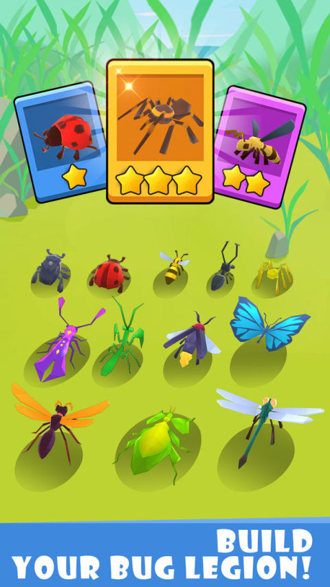 Clash of Bugs: Epic Casual Bug & Animal Art Games