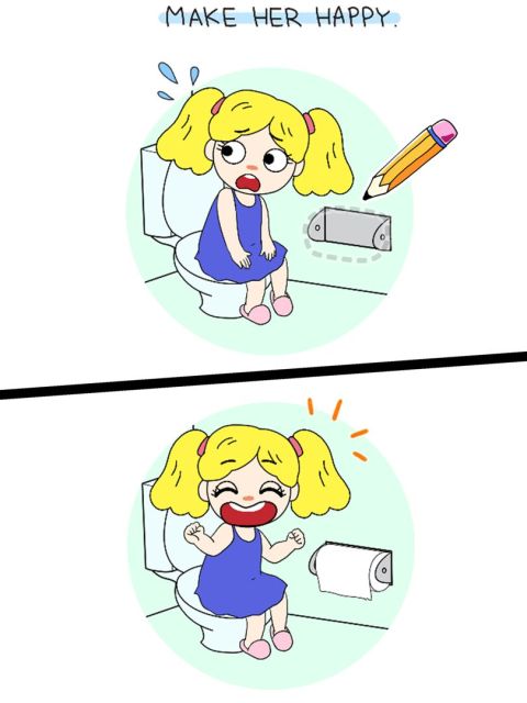 Draw Happy Puzzle : brain apps