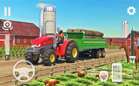 Tractor Driving Game Simulator