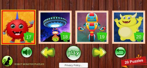 Robot Monster Puzzles