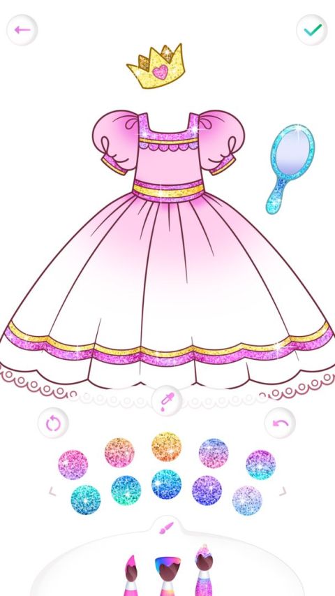 Princess Color Gradient