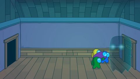 VS DOORS AMONG US ANIMATION