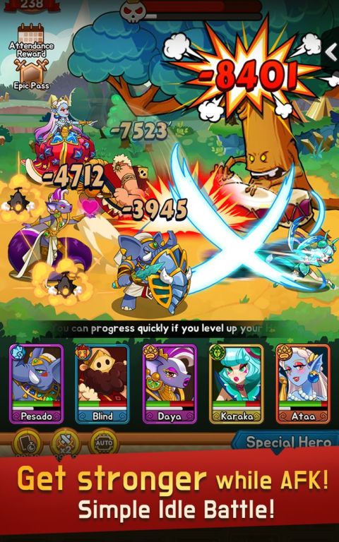 Epic Merge Heroes - Idle RPG