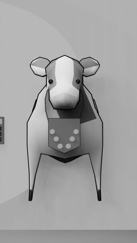 脱出ゲーム　モノクロ世界からの脱出