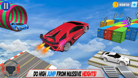 Mega Ramp Car Racing Stunts 3D
