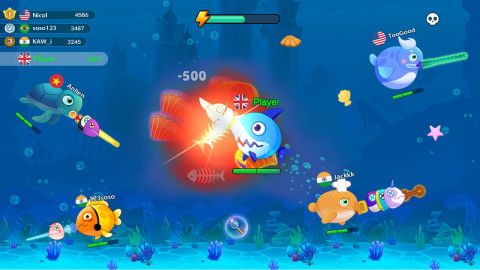Shark vs Fish .io-Hungry World