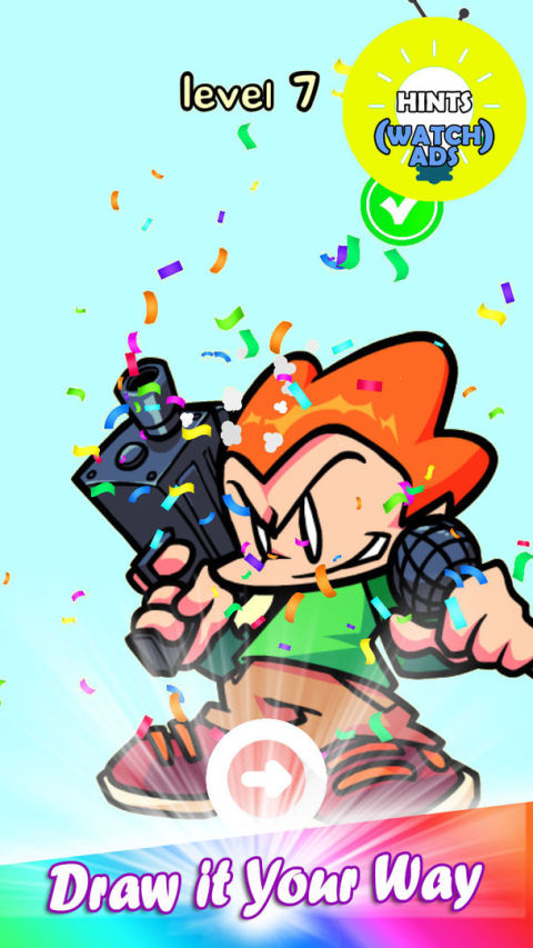 FNF Draw Half for Friday Night