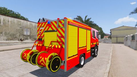 Fire Truck Drive Simulator 3D