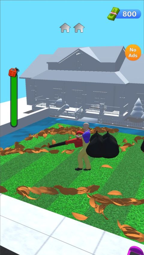 Leaf Blower idle City Cleaner