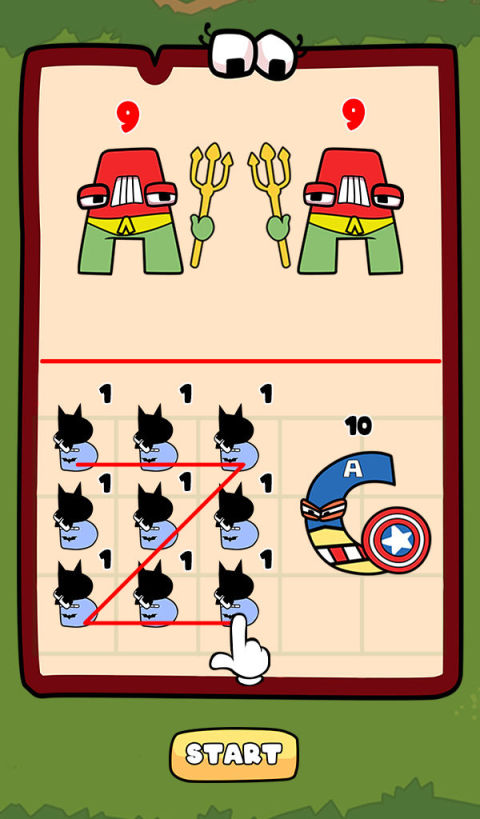 Merge Alphabet 2D Fusion Fight