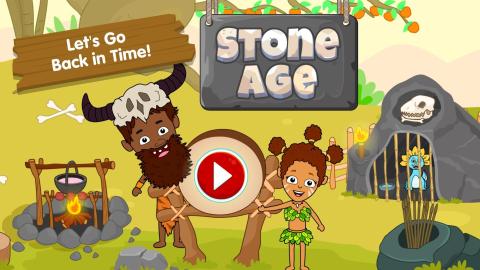 我的石器時代城鎮：侏羅紀山洞人遊戲