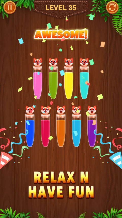 Sort Em All -- Water Puzzle