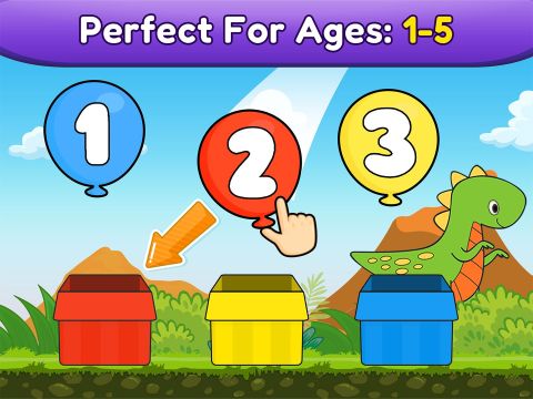 Balloon Pop Kids Learning Game